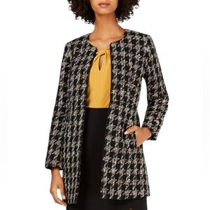 Tweed Topper Jacket Size 12 Office Academia Preppy